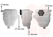 Ausgleichsbehälter, Kühlmittel VAN WEZEL 3701E003