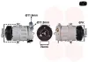 Kompressor, Klimaanlage 12 V VAN WEZEL 3701K715