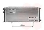 Kühler, Motorkühlung VAN WEZEL 40002085