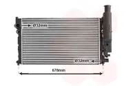 Kühler, Motorkühlung VAN WEZEL 40002097