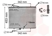 Kühler, Motorkühlung VAN WEZEL 40002249