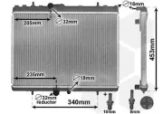 Kühler, Motorkühlung VAN WEZEL 40002269