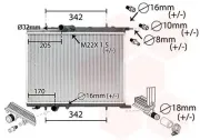 Kühler, Motorkühlung VAN WEZEL 40002300