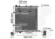 Kühler, Motorkühlung VAN WEZEL 40002368