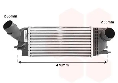 Ladeluftkühler VAN WEZEL 40004336 Bild Ladeluftkühler VAN WEZEL 40004336