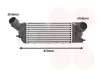 Ladeluftkühler VAN WEZEL 40004345