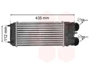 Ladeluftkühler VAN WEZEL 40004353