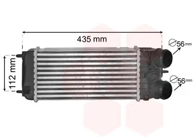 Ladeluftkühler VAN WEZEL 40004353 Bild Ladeluftkühler VAN WEZEL 40004353
