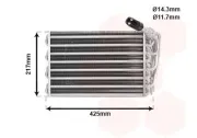 Verdampfer, Klimaanlage VAN WEZEL 4000V010