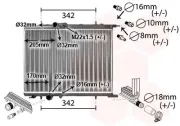 Kühler, Motorkühlung VAN WEZEL 40012300