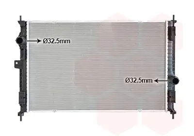 Kühler, Motorkühlung VAN WEZEL 40012707