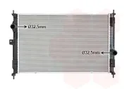Kühler, Motorkühlung VAN WEZEL 40012707