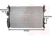 Kühler, Motorkühlung VAN WEZEL 40012711