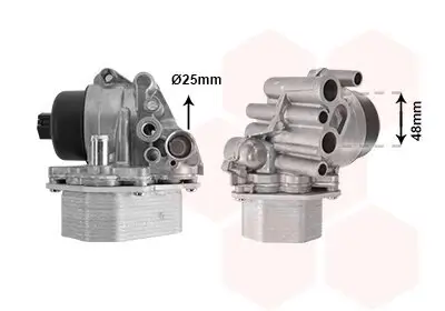 Ölkühler, Motoröl VAN WEZEL 40013400 Bild Ölkühler, Motoröl VAN WEZEL 40013400