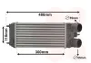 Ladeluftkühler VAN WEZEL 40014702