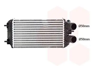 Ladeluftkühler VAN WEZEL 40014703