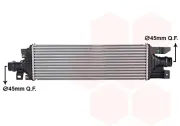 Ladeluftkühler VAN WEZEL 40014704
