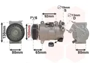 Kompressor, Klimaanlage VAN WEZEL 4001K704