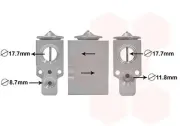 Expansionsventil, Klimaanlage VAN WEZEL 43001488