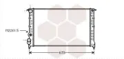 Kühler, Motorkühlung VAN WEZEL 43002149