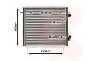 Kühler, Motorkühlung VAN WEZEL 43002159