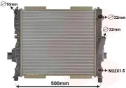 Kühler, Motorkühlung VAN WEZEL 43002167
