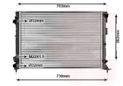 Kühler, Motorkühlung VAN WEZEL 43002259