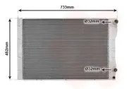 Kühler, Motorkühlung VAN WEZEL 43002293