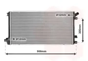 Kühler, Motorkühlung VAN WEZEL 43002408