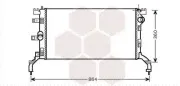 Kühler, Motorkühlung VAN WEZEL 43002415