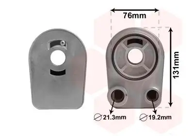 Ölkühler, Motoröl VAN WEZEL 43003607