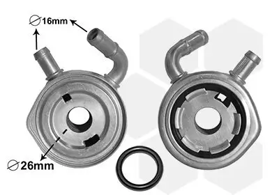 Ölkühler, Motoröl VAN WEZEL 43003611