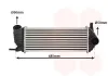 Ladeluftkühler VAN WEZEL 43004471