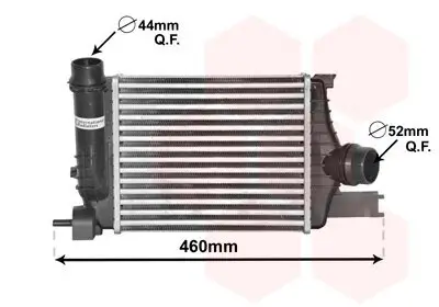 Ladeluftkühler VAN WEZEL 43004602 Bild Ladeluftkühler VAN WEZEL 43004602
