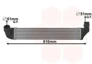Ladeluftkühler VAN WEZEL 43004614