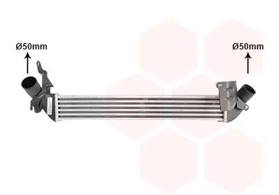 Ladeluftkühler VAN WEZEL 43004641