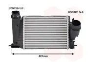 Ladeluftkühler VAN WEZEL 43004680
