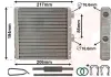 Wärmetauscher, Innenraumheizung VAN WEZEL 43006634 Bild Wärmetauscher, Innenraumheizung VAN WEZEL 43006634