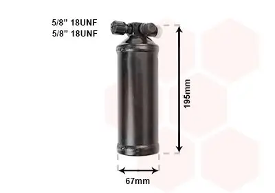 Trockner, Klimaanlage VAN WEZEL 4300D015