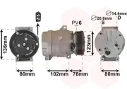 Kompressor, Klimaanlage VAN WEZEL 4300K069