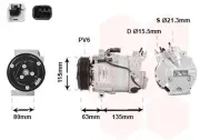 Kompressor, Klimaanlage VAN WEZEL 4300K392