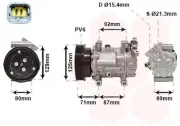 Kompressor, Klimaanlage VAN WEZEL 4300K401