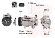 Kompressor, Klimaanlage VAN WEZEL 4300K639