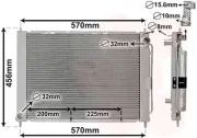 Kühler, Motorkühlung VAN WEZEL 4300M499