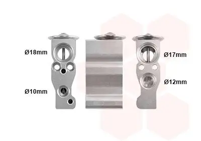 Expansionsventil, Klimaanlage VAN WEZEL 43011701 Bild Expansionsventil, Klimaanlage VAN WEZEL 43011701