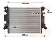Kühler, Motorkühlung VAN WEZEL 43012703