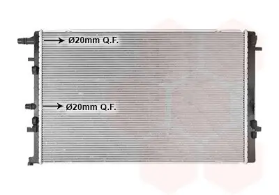 Kühler, Motorkühlung VAN WEZEL 43012714