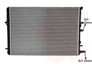 Kühler, Motorkühlung VAN WEZEL 43012736
