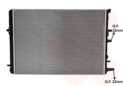 Kühler, Motorkühlung VAN WEZEL 43012736 Bild Kühler, Motorkühlung VAN WEZEL 43012736