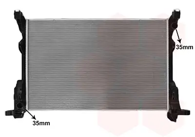 Kühler, Motorkühlung VAN WEZEL 43012738 Bild Kühler, Motorkühlung VAN WEZEL 43012738